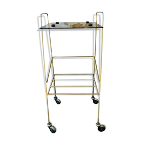 Table d'appoint vintage - laiton