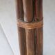 Fauteuil feuille bambou et rotin 1970 vintage