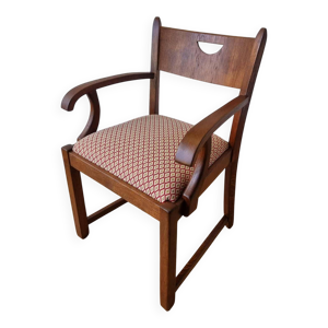 chaise de bureau en chêne