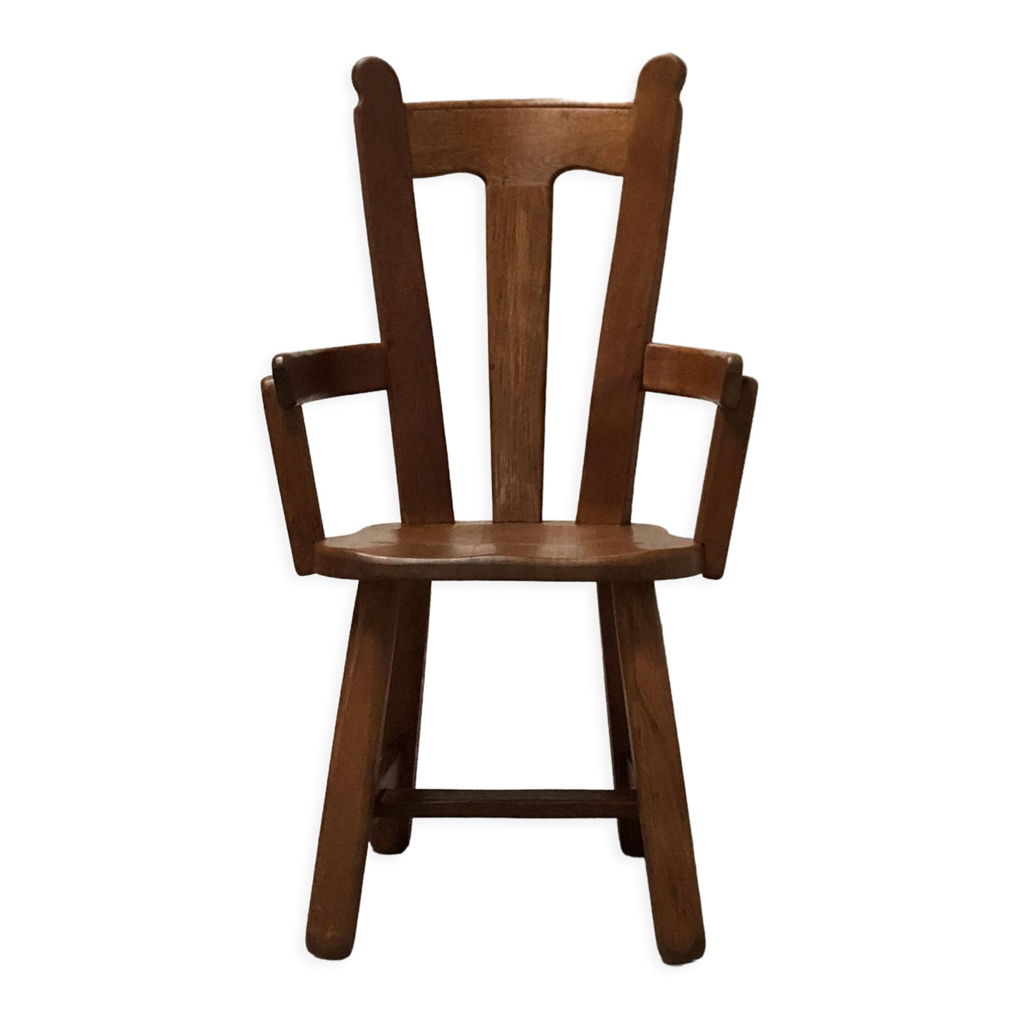 Belgian brutalist vintage armchair