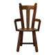 Belgian brutalist vintage armchair