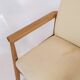 Ensemble de 2 chaises diplomates fabriquées en teck et en tissu de laine légère par Finn Juhl des années 1960