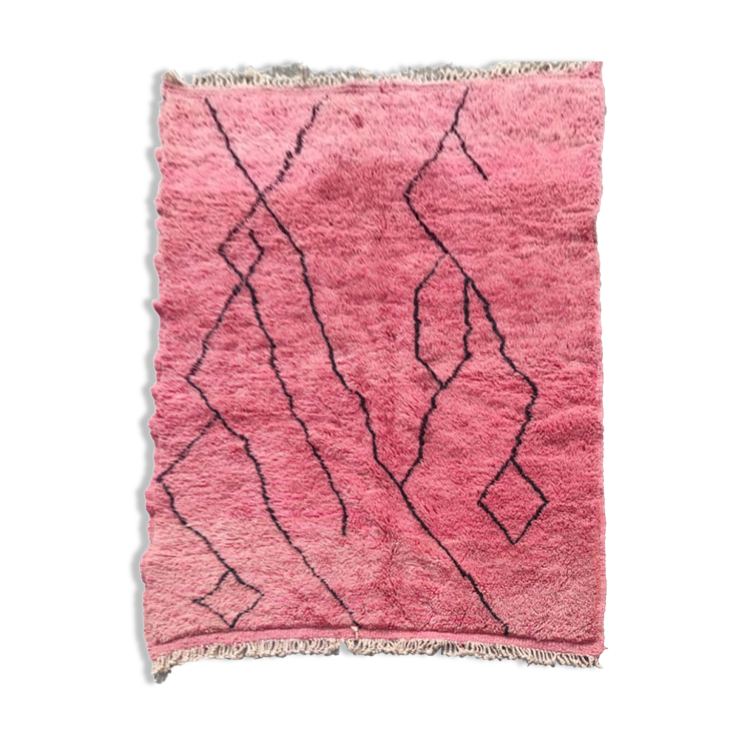 Carpet berber pink 121x182 cm