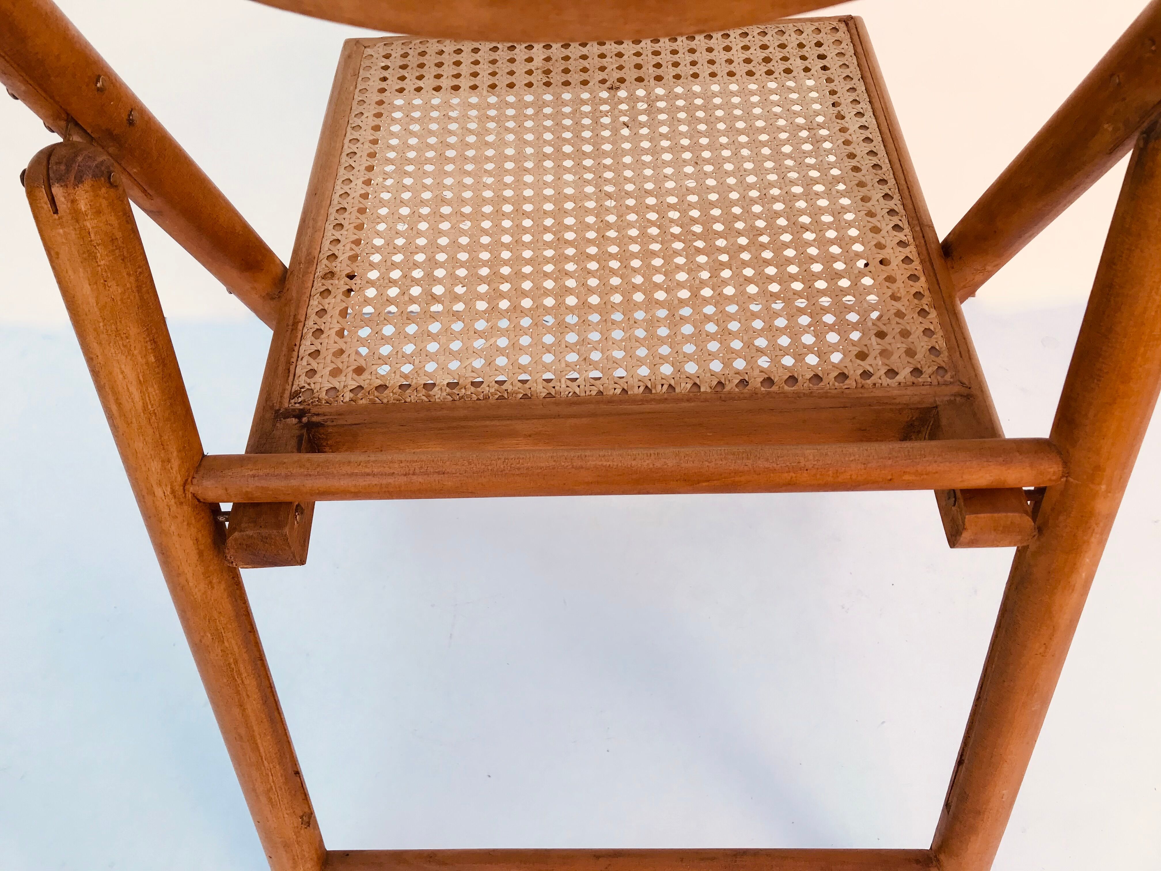 Suite of 4 folding chairs cannes