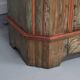 Rustic Farmhouse Painted Folk Art Bridal Cabinet dated 1806