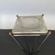 Lumax brass ashtray and glass 1960