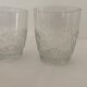 Set of 2 glasses with chissed water
