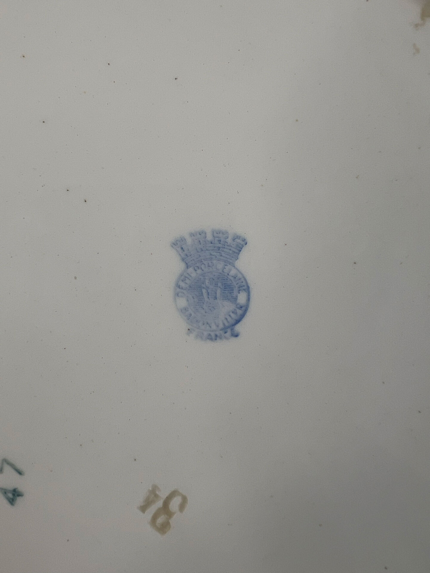 Floral plate Badonviller