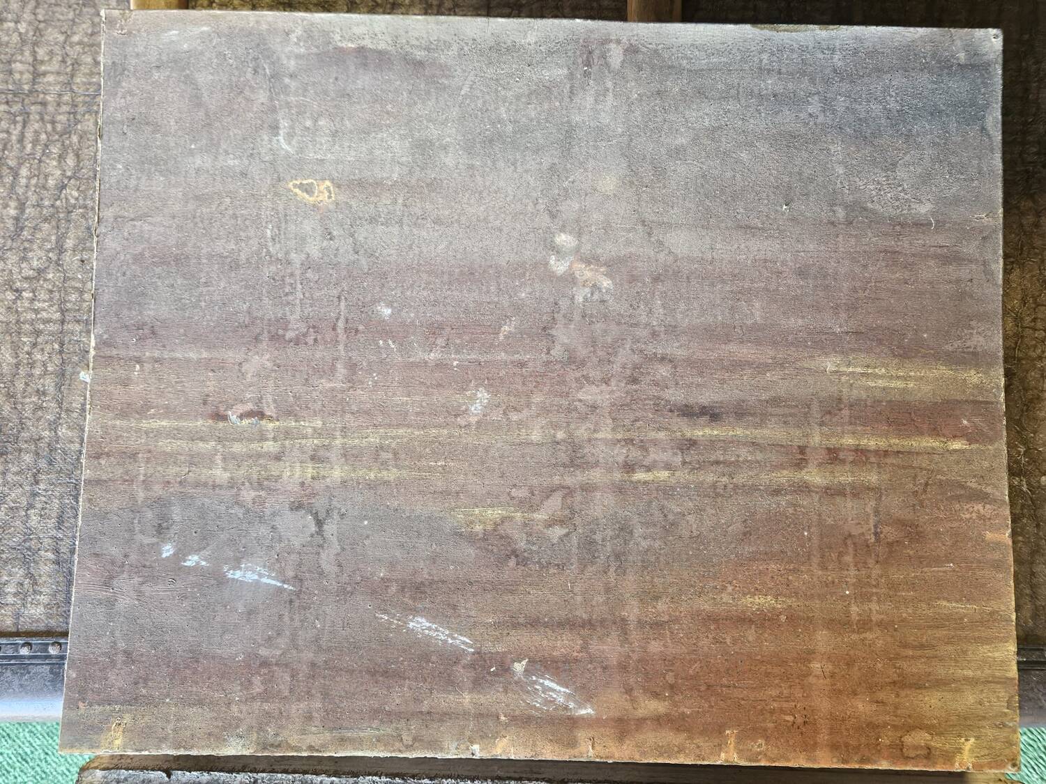 Painting on cardboard (Barbizon) Landscape