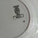 Six mismatched plates iron earth