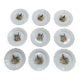 9 hamage moulin des loups ceramic dessert plate