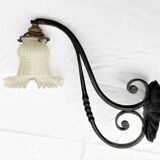 Interior wrought iron wall lamp early 20th centuries