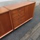 Enfilade vintage 3 portes 5 tiroirs