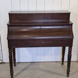 Louis Philippe style mahogany stepped desk, 19th century