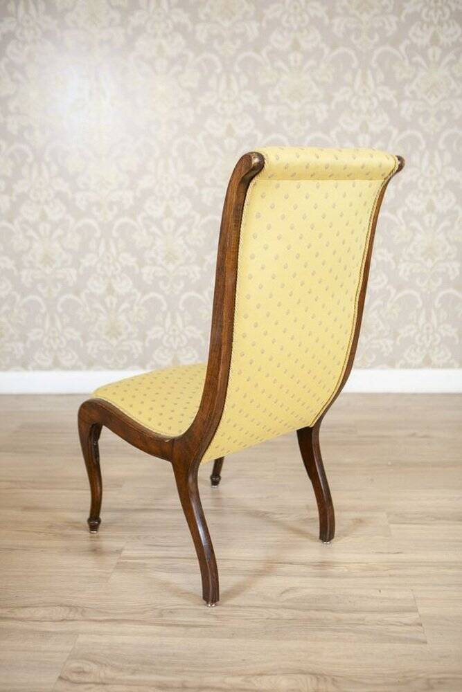 Yellow Swan Armchairs, 1890s, Set of 2