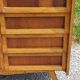 Vintage Golden Blond Oak Chest of drawers Feet Compass 6 Drawers 1 Door 50s