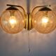 Midcentury Brass Wall Lamp, Germany, 1970s