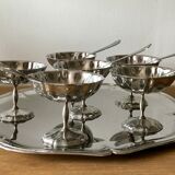 Ice cup box spoons and tray