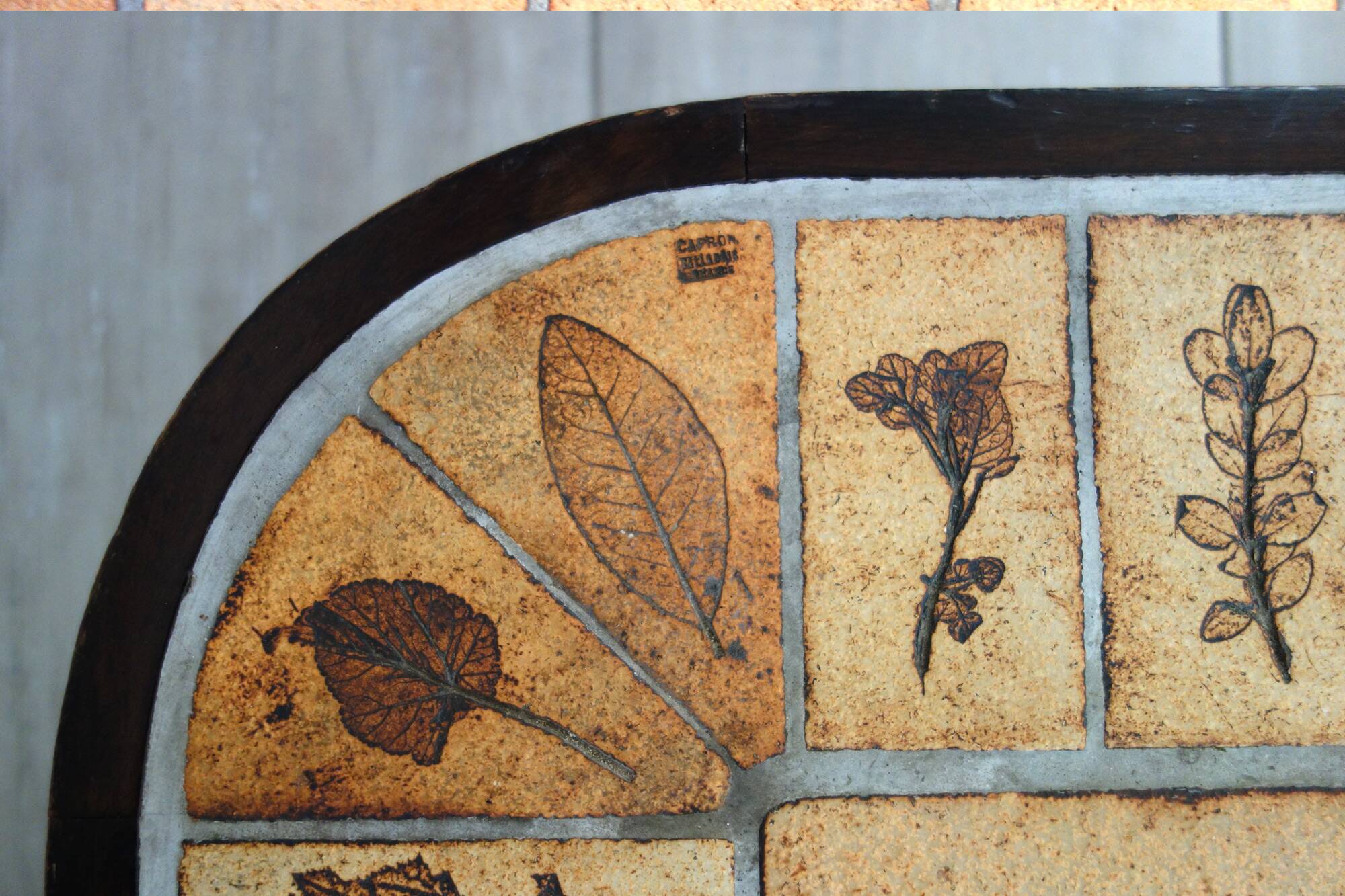 Herbarium Coffee Table by Roger Capron, Vallauris, 1970s