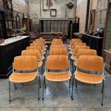 Suite of 18 DSC106 chairs by Giancarlo PIRETTI for Castelli