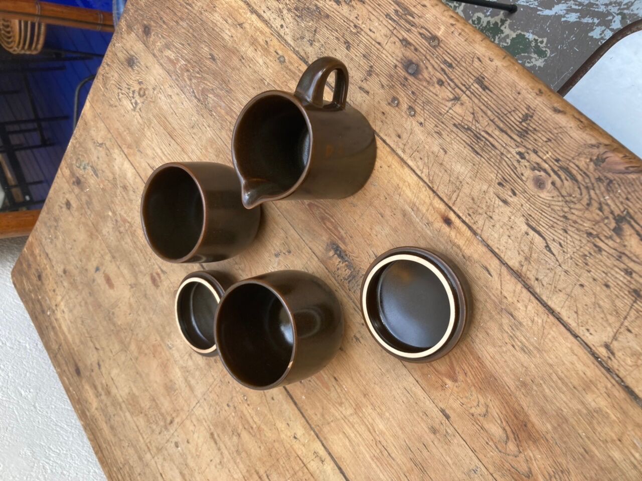 Rosenthal service in brown porcelain