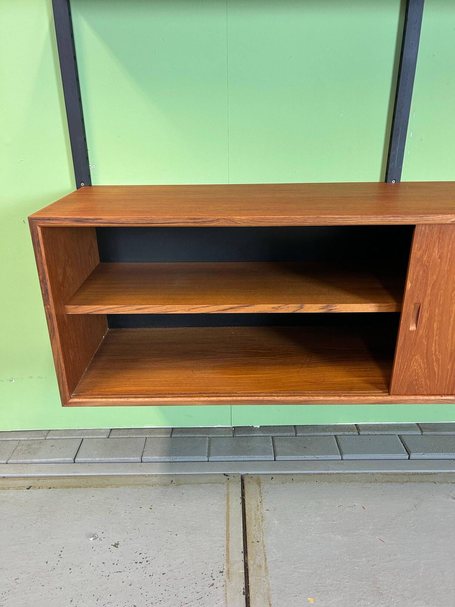 Poul Cadovius Mid- Century Modern Modular Teak Wall Unit Shelving for Cado