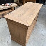 19th century chest of drawers in solid oak