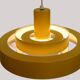 Mid-century modern hanging lamp by Jo Hammerborg - Fog & Morup - model Equ