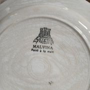 10 antique flat plates from Gien