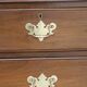 Adorable Edwardian commode in solid mahogany! Around 1900.