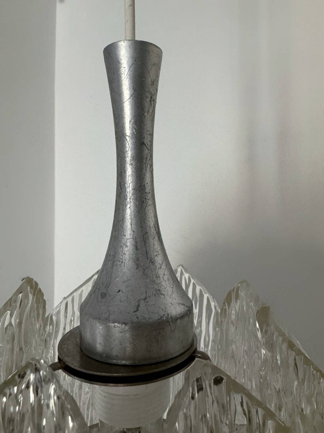 70s acrylic chandelier