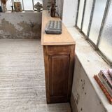 XL oak workshop sideboard with sliding doors from 1900