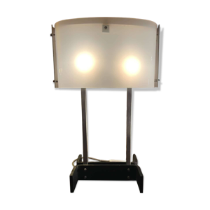 Lampe design année 70's. - gris