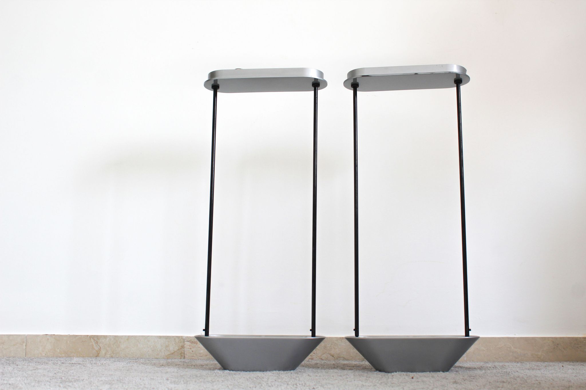 Pair of Artemide chandeliers, model Sidone Designer De Pas - D'urbino -Lomazzi Italia anni 80'