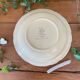 Antique earthenware salad bowl from pexonne (lorraine)