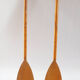 Pair of old wooden oars