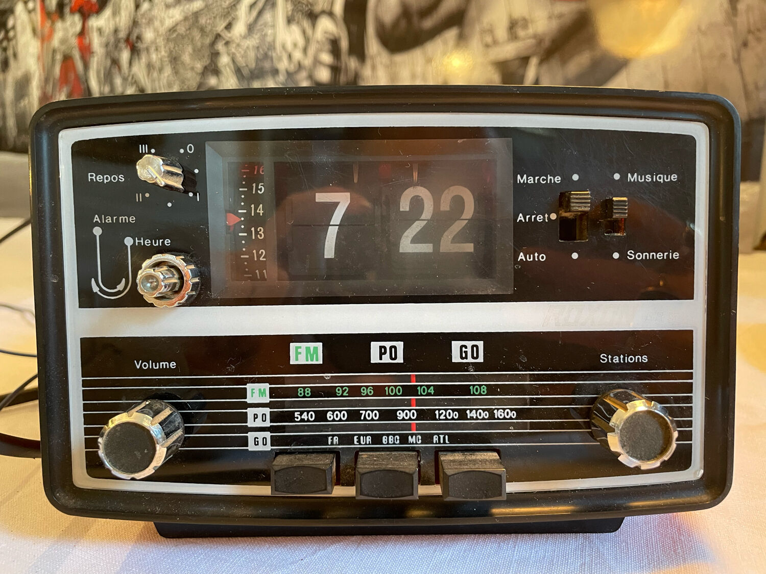 Réveil vintage