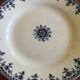8 iron earthenware plates (St Amand Hamage HB & Cie Sarreguemines Digoin)