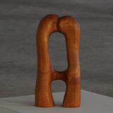 Decorative wooden sculpture "Love" by Ole Wettergren, Denmark, 2000s