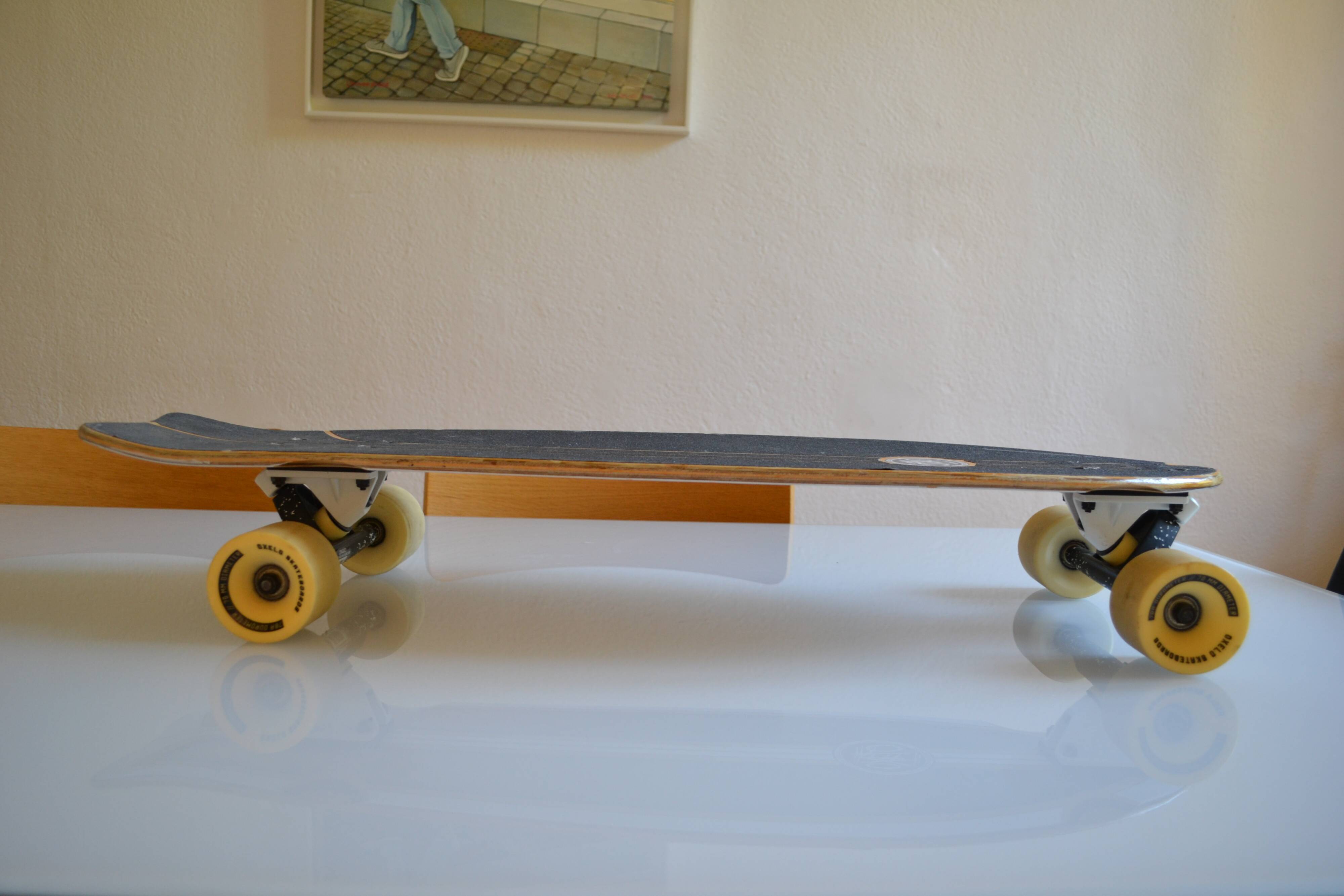 skateboard skate longboard fishtail cruiser oxelo old school style