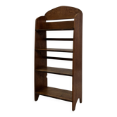 Art Deco Oak compact bookcase minimalist design
