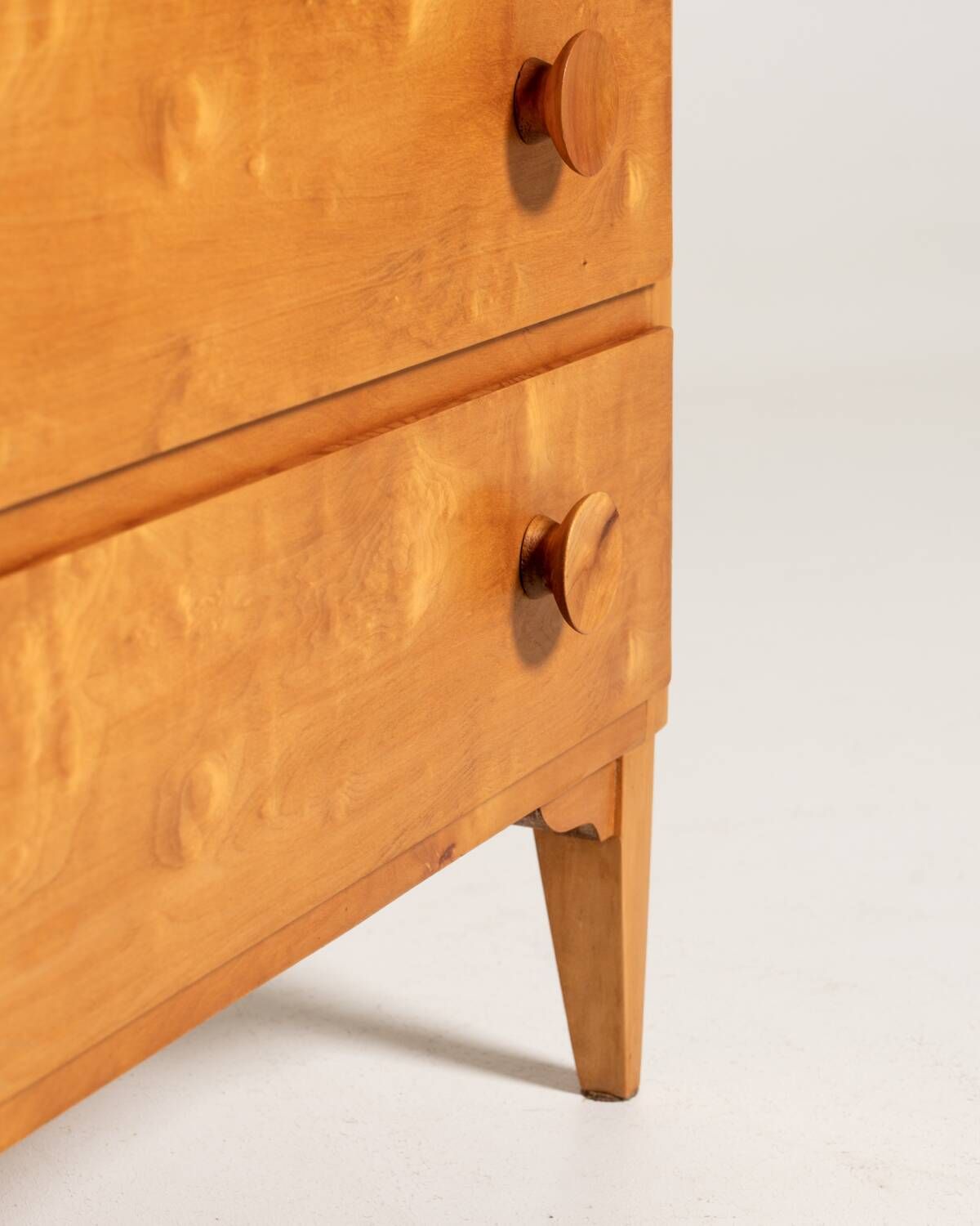 Swedish Birch Chest of Drawers, 1940s/50s