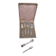Set of dessert cutlery + 2 sugar tongs