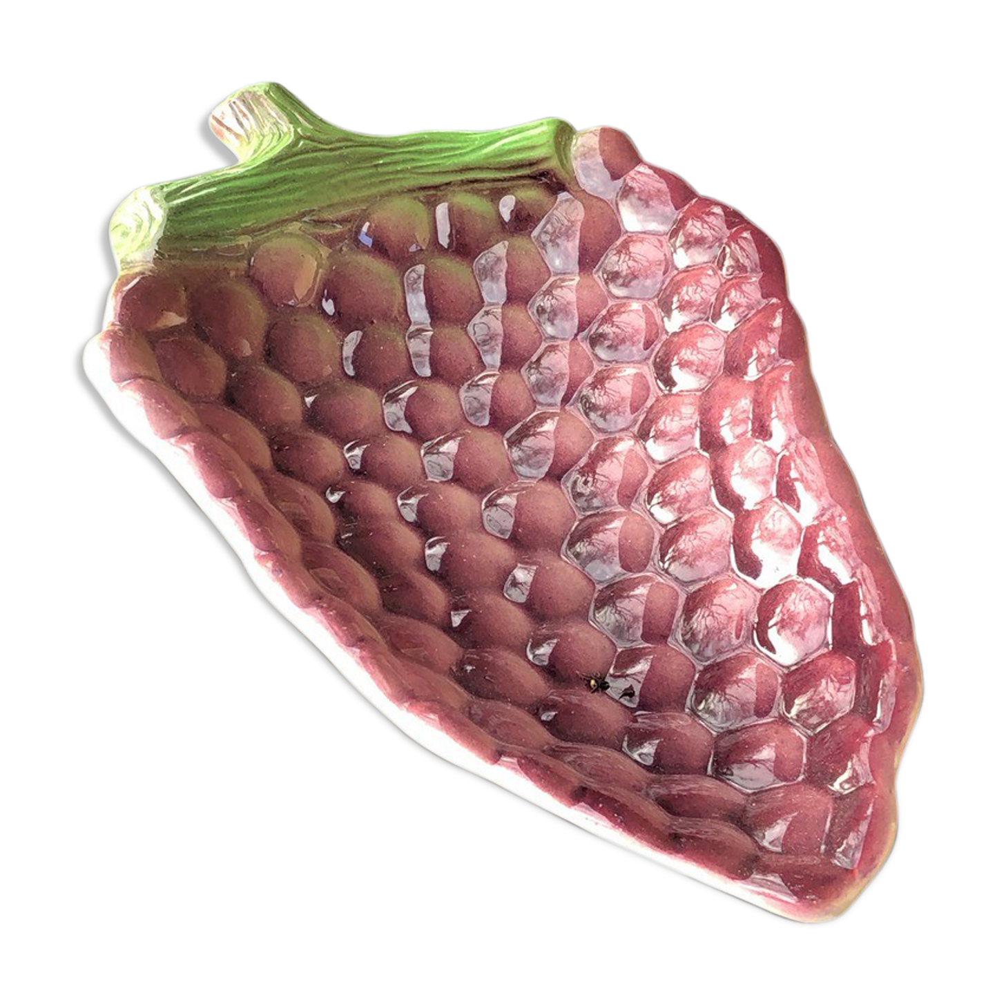 Fruit-shaped dish in earthenware