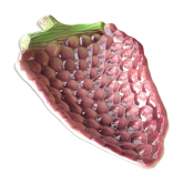 Plat en forme de fruit en faïence