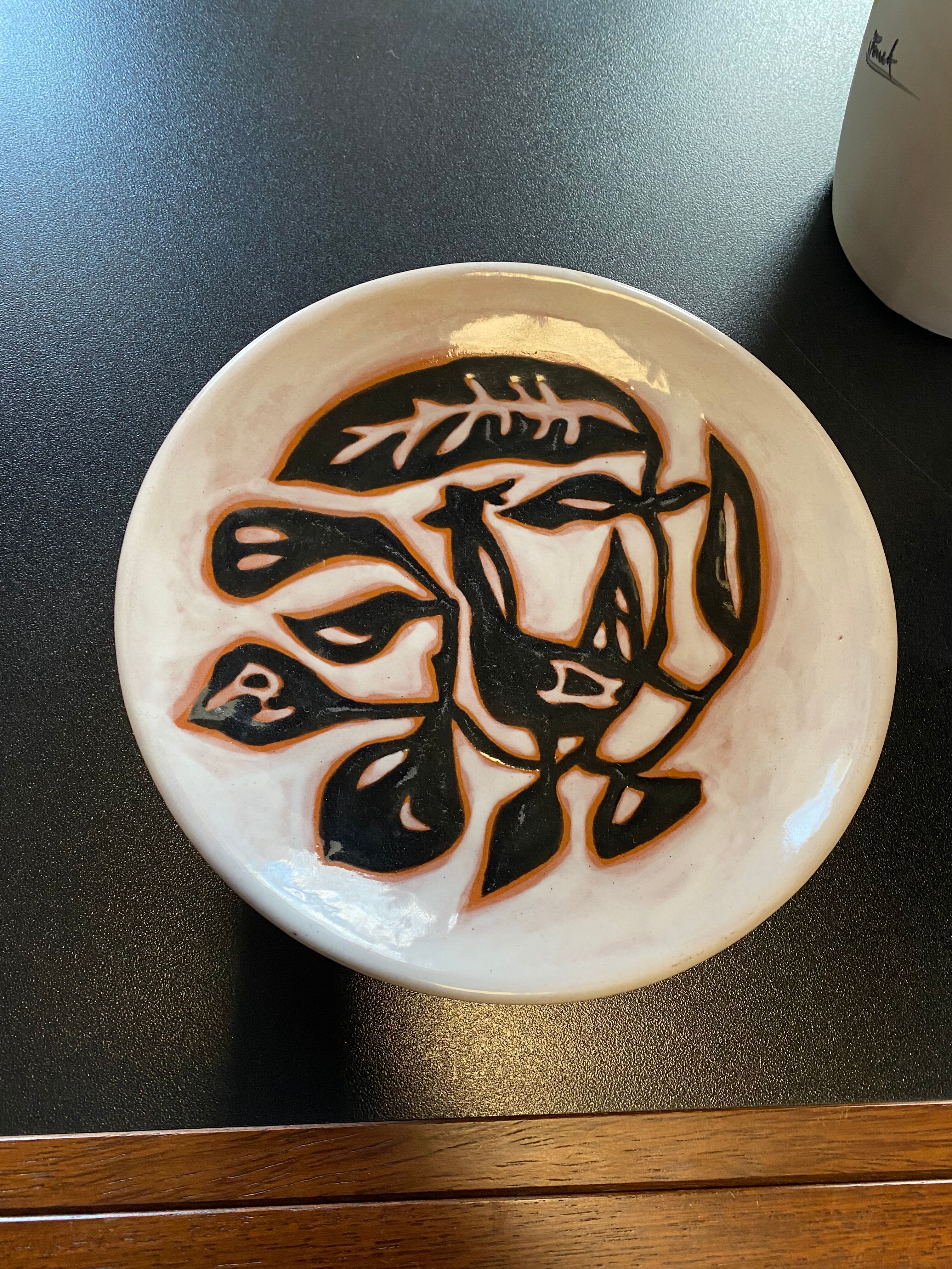 Ceramic plate Jean Lurçat Sant Vicens