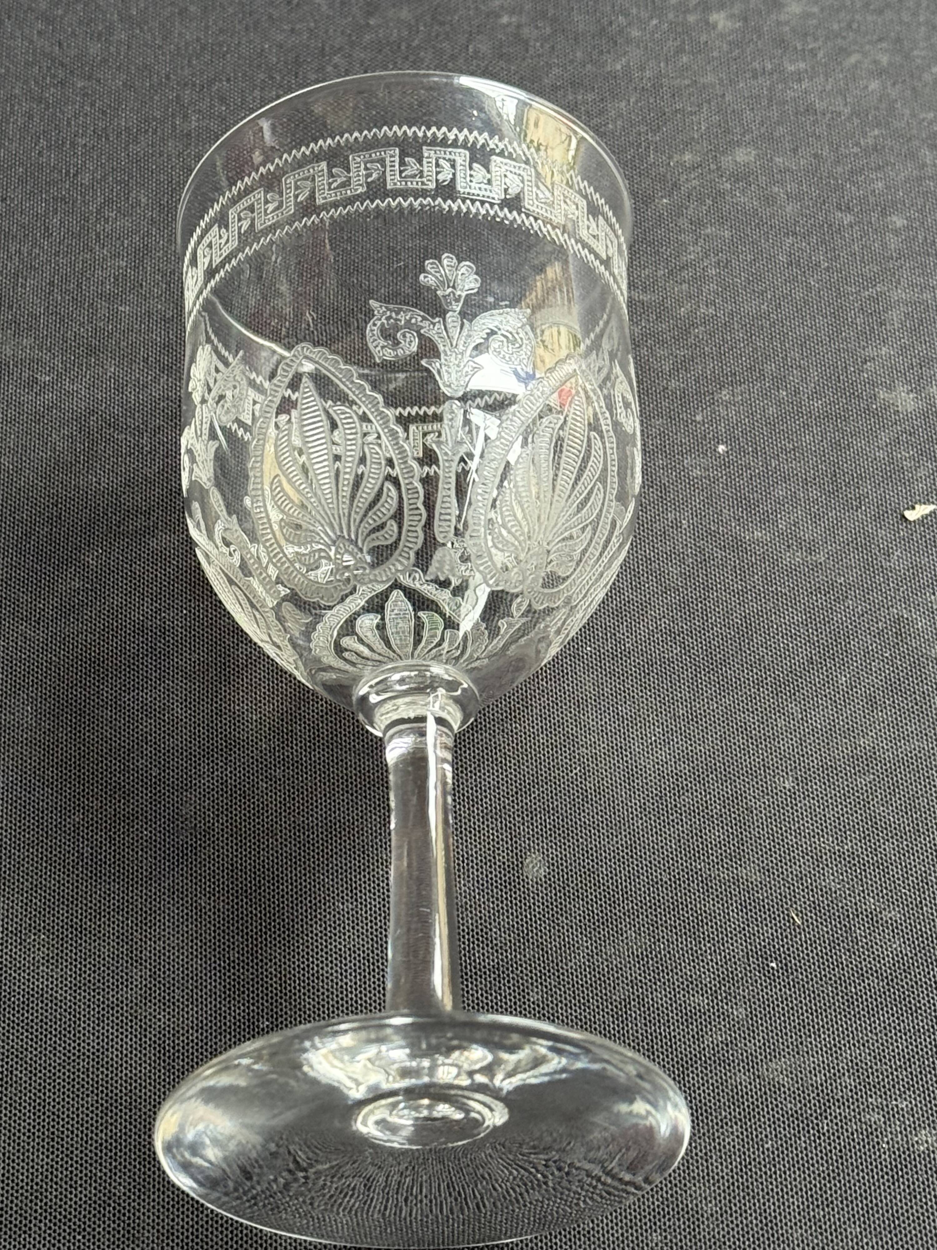 6 Wine glasses – Saint Louis Pasteur service