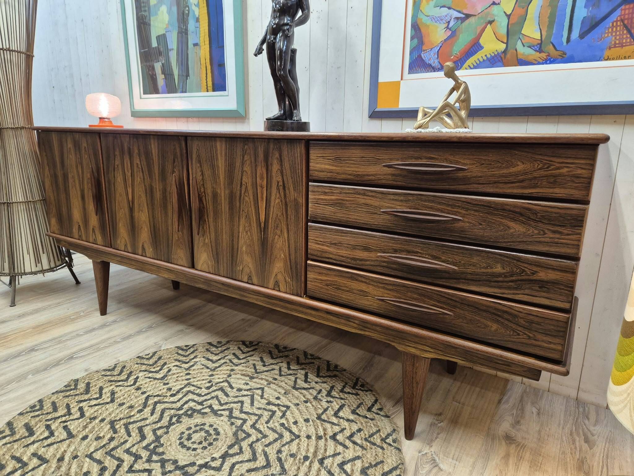 Scandinavian rosewood sideboard malora