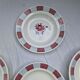 St Amandinoise deep plates, SET OF 6 / Ceramic.