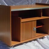 Vintage furniture on wheels